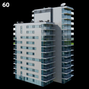 Modern High-Rise Building Proxy Model
