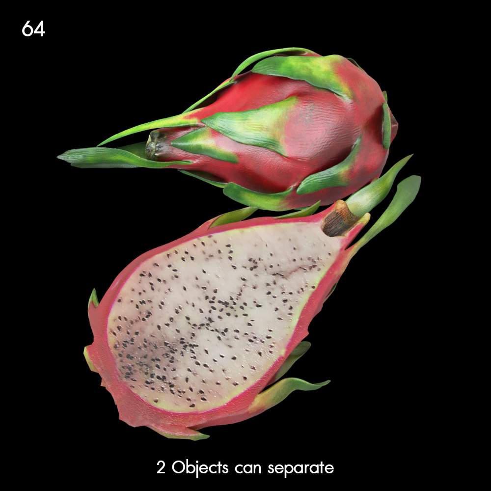 Dragon Fruit Proxy Model for SketchUp with V-Ray