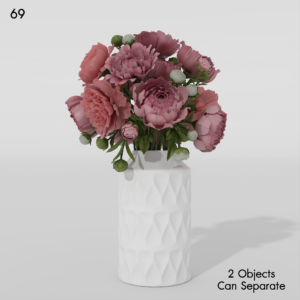 Pink Flower Vase
