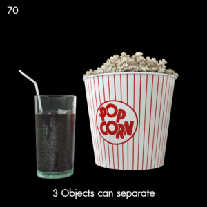 Popcorn and Drink Proxy Model for SketchUp with V-Ray