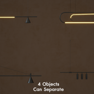 Modern Pendant Lighting Set