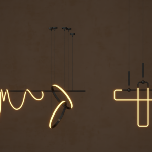 Modern Light Fixture Set