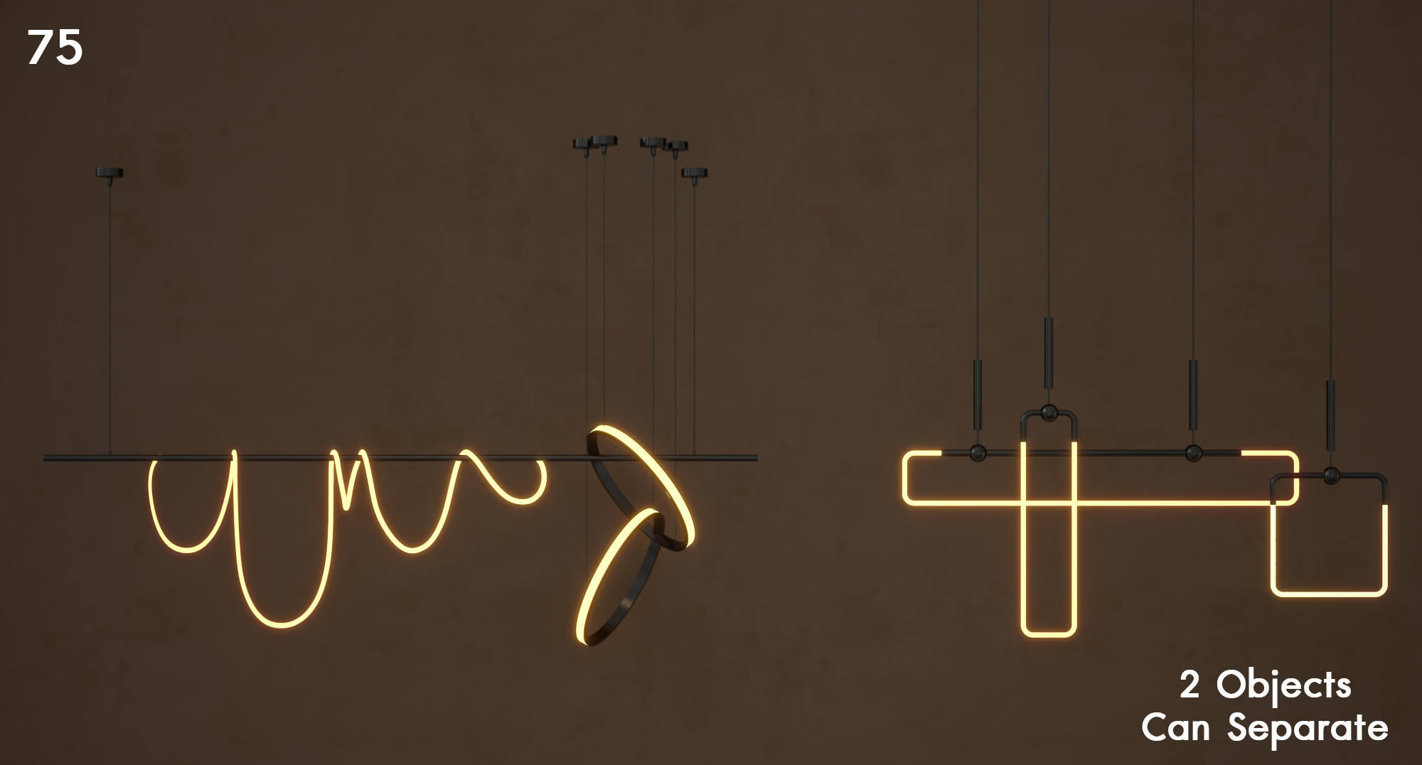 Modern Light Fixture Set