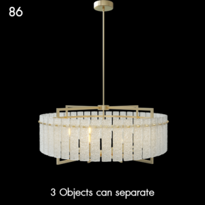 Elegant Drum Chandelier