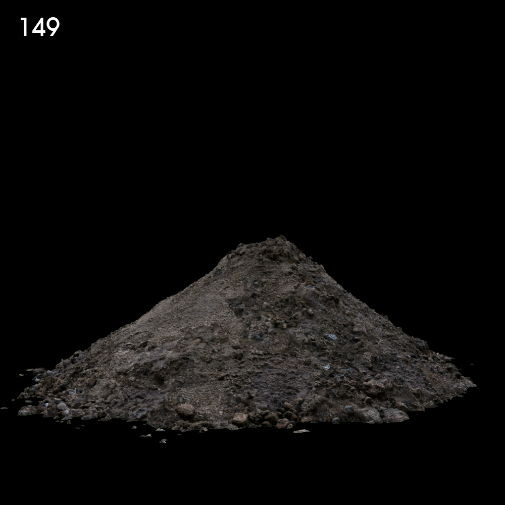 Fluffy Soil Dirt Pile