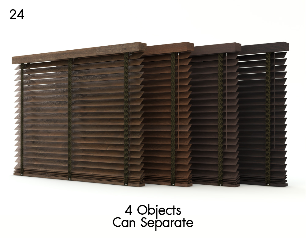 Wood Venetian Blinds Collection