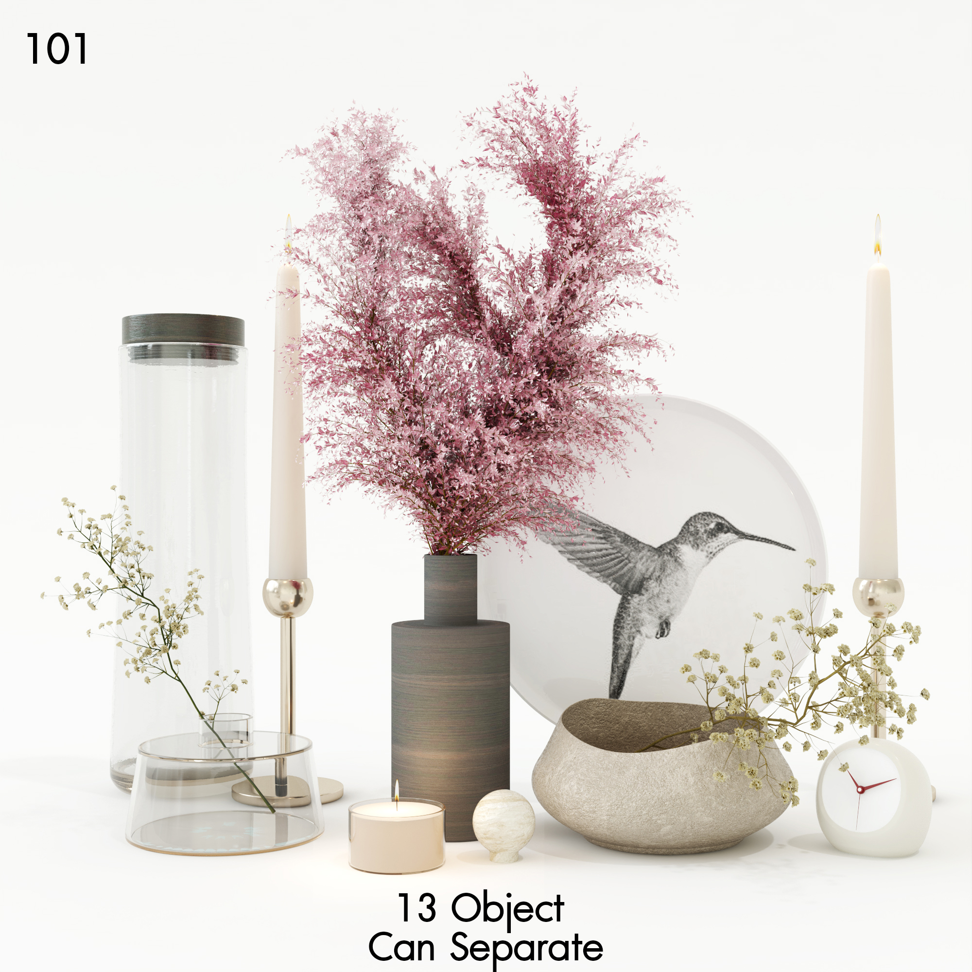 Modern Decorative Object Set