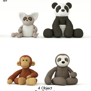 Plush Animal Toy Models