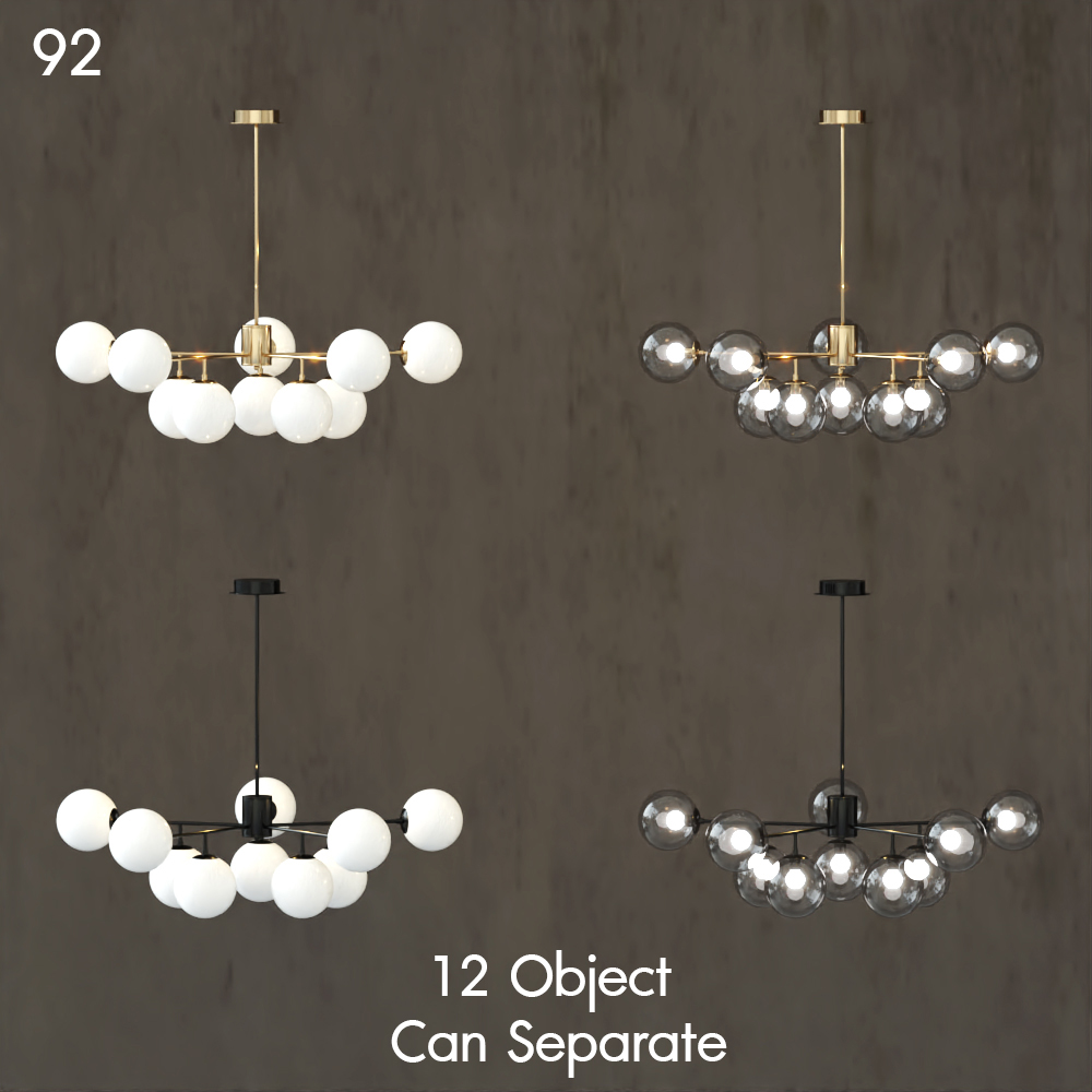 Modern Chandelier Set
