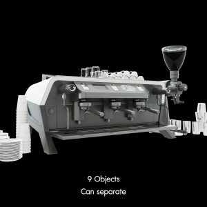 Coffee Shop Proxy Model for SketchUp