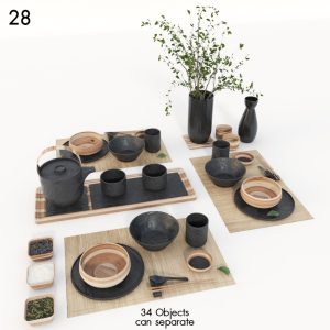 Japanese Tableware Set