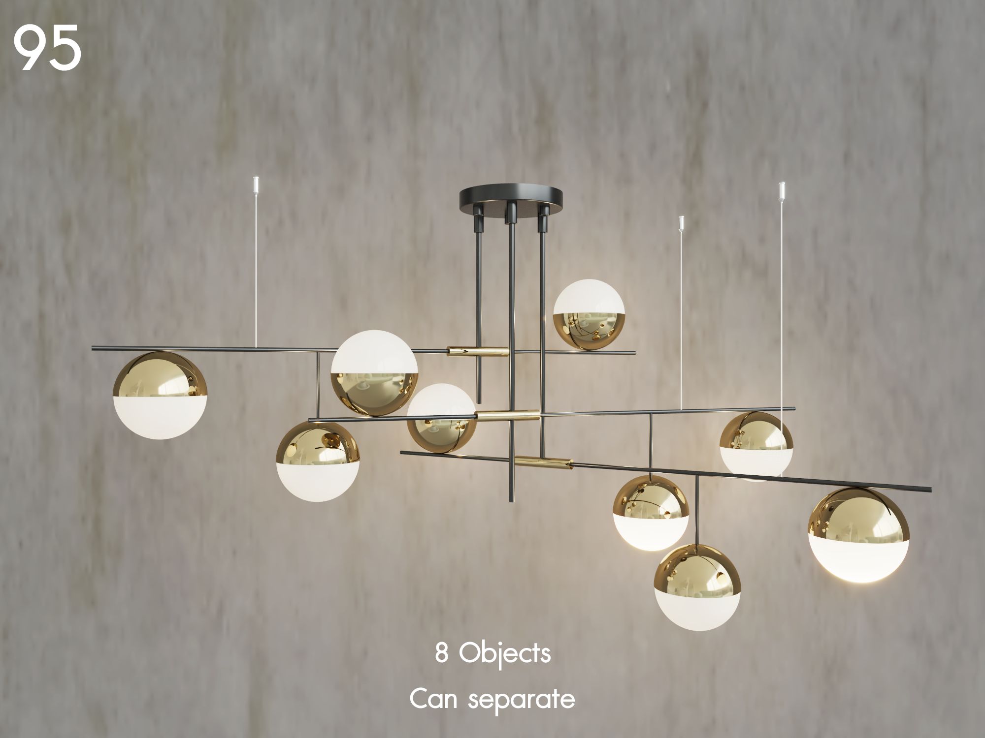 Modern Chandelier Proxy Model