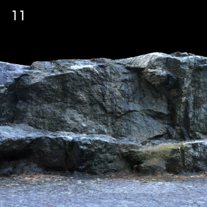 Realistic 3D Geometric Rock Model