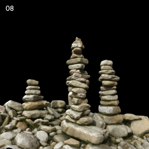 Rock Pile Proxy Model for SketchUp with V-Ray