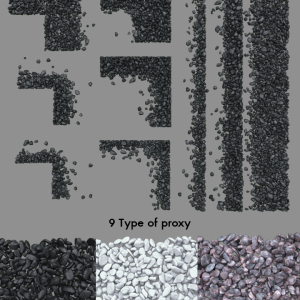 Pebbles Gradient Line