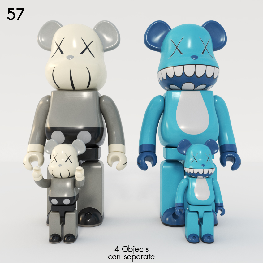 Bearbrick Kaws Model