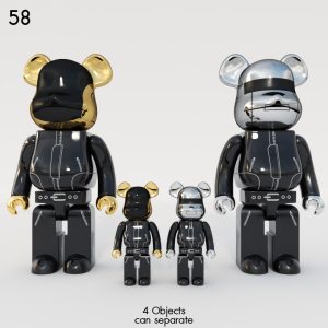 Bearbrick Daft Punk Model