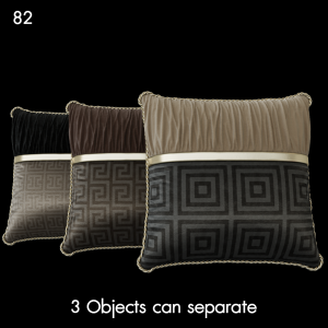 Decorative Pillow Set for SketchUp