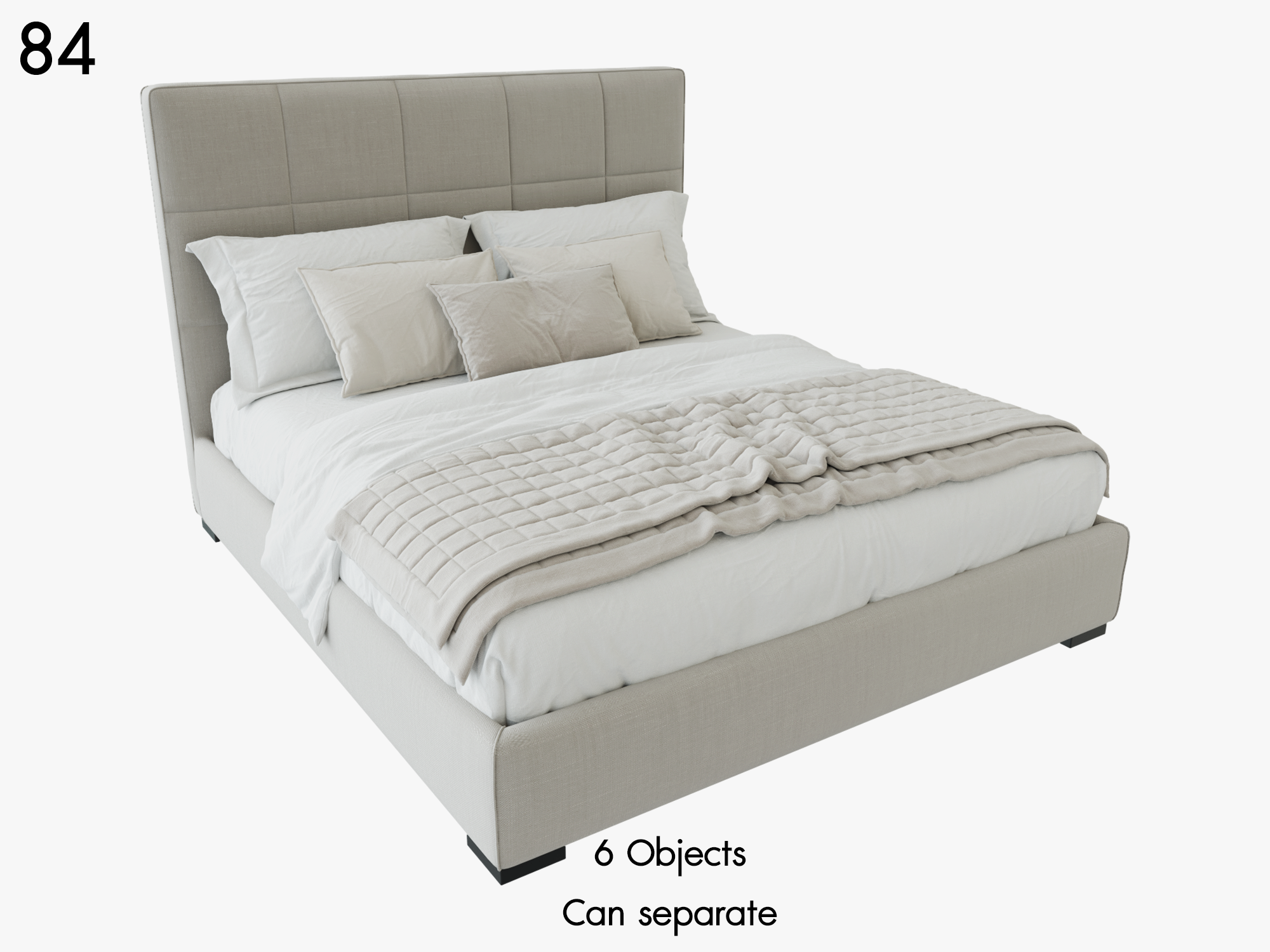 Modern Bed Model
