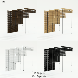 3D Blinds Proxy Model for SketchUp with V-Ray