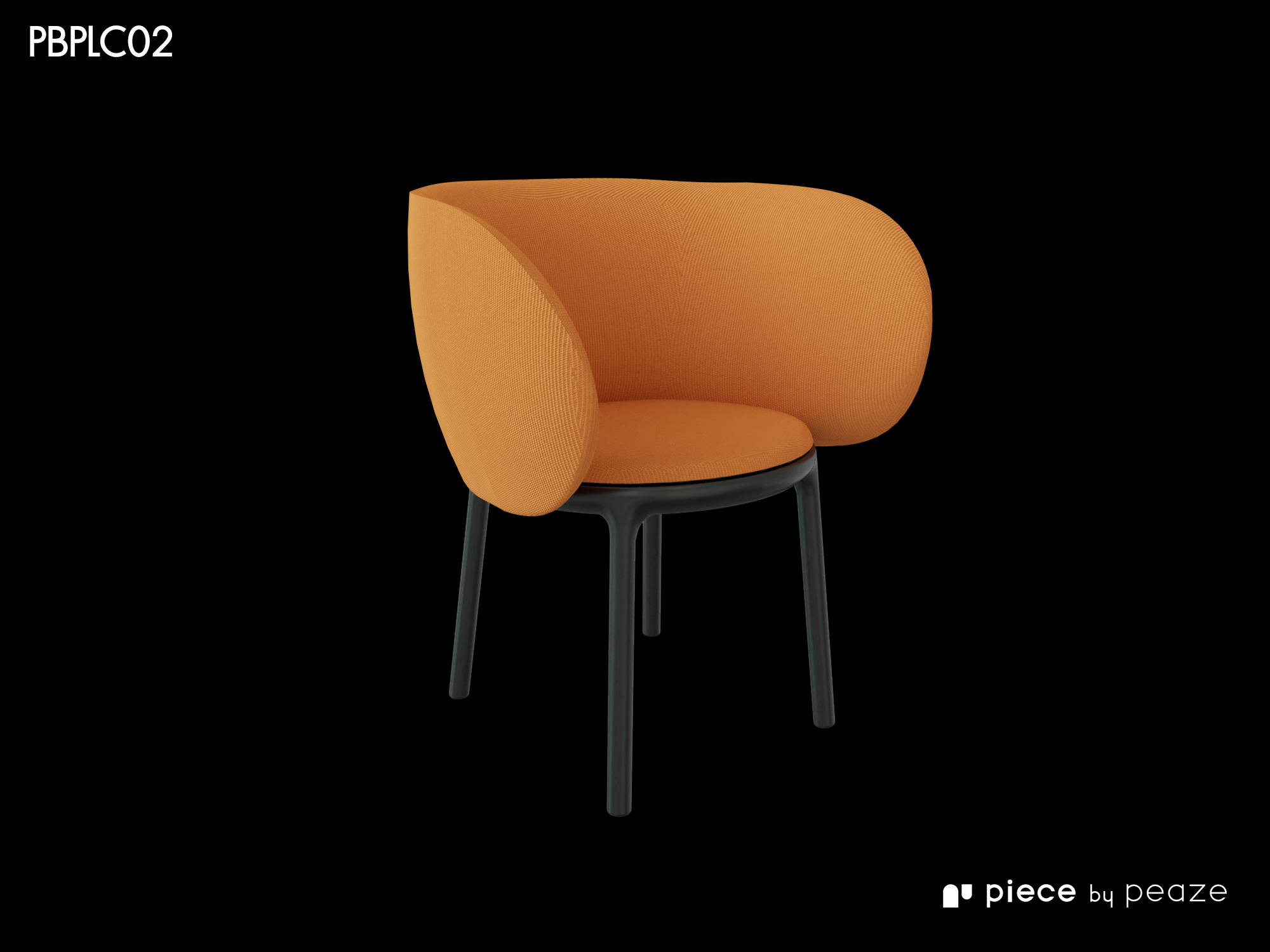 Comfy Orange Piadina Chair