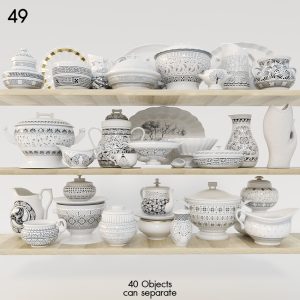 Classic Set of Dishes