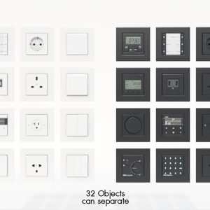 Gira E2 Flat Electronics Proxy Model