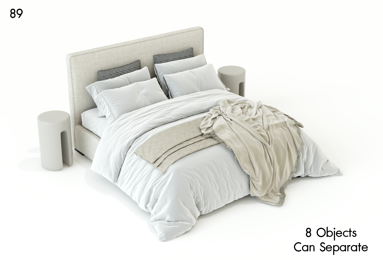 Meridiani Stone Plus Bed