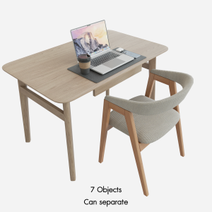 Modern Desk and Chair Set