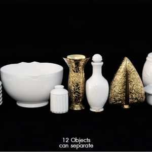 Stylish White Dinnerware Set