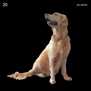 Realistic Dog Model for SketchUp with V-Ray