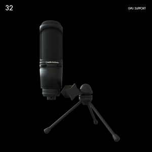 Microphone Desk Model