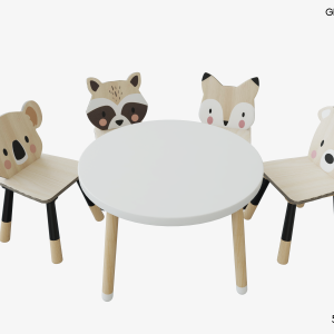 Tender Leaf Forest Table and Chairs Set