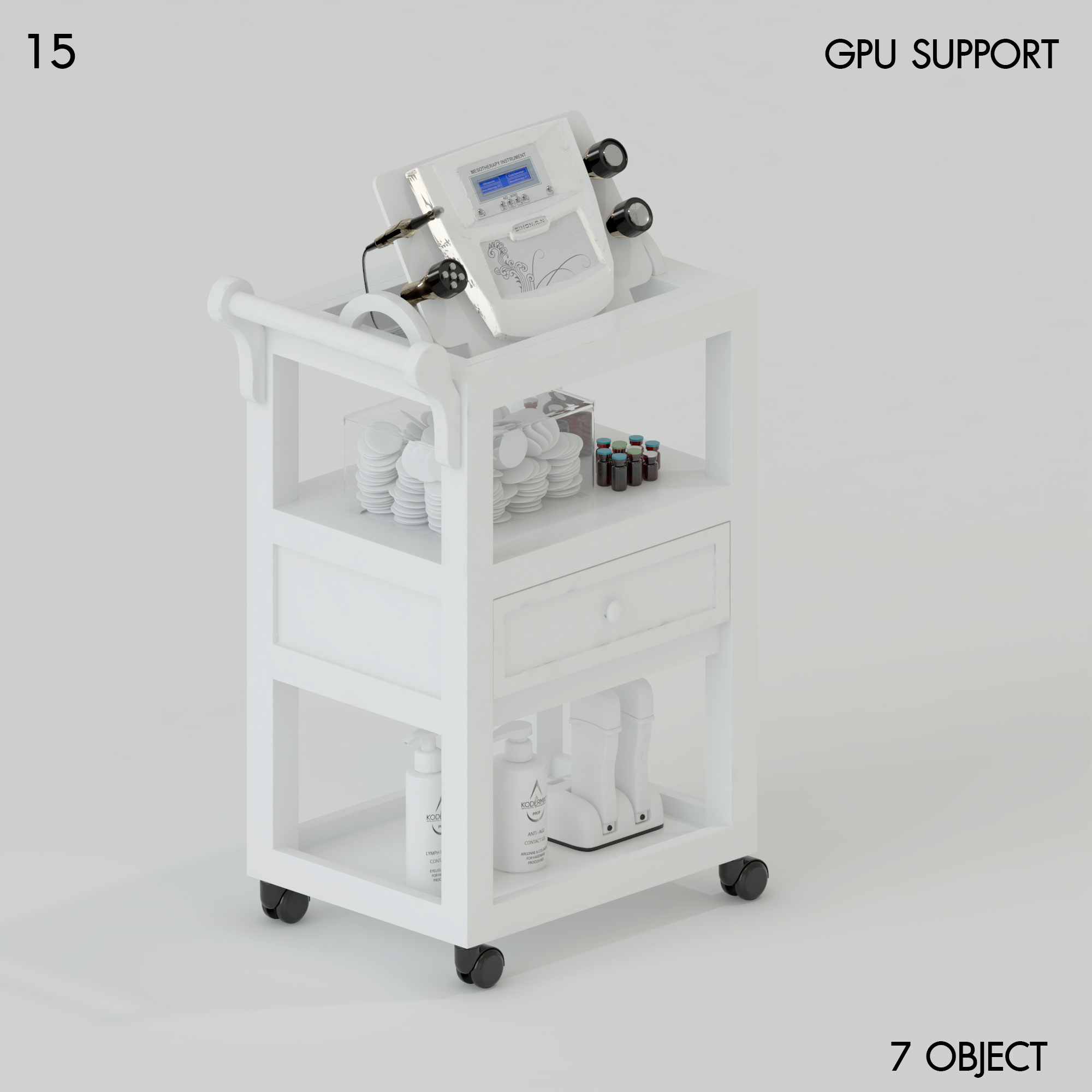 Astek Beauty Salon Cart