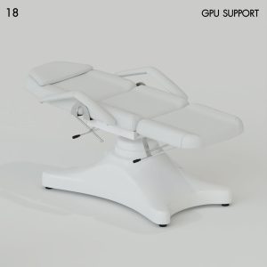 Premium Beauty Salon Chair Proxy Model for SketchUp