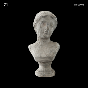 Female Statue Bust Model