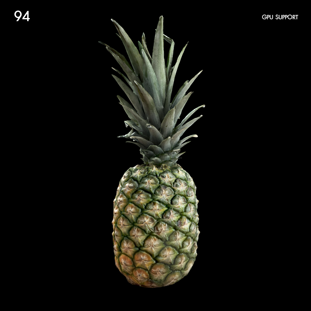 Realistic Pineapple Model for SketchUp with V-Ray