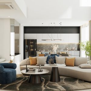 Modern Living Room Interior Proxy Model