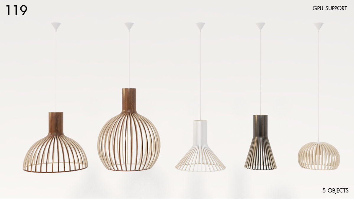 Secto Wood Lamps