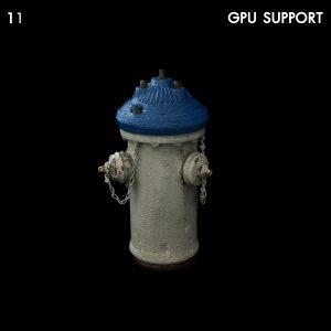 Fire Hydrant Proxy Model for SketchUp with V-Ray