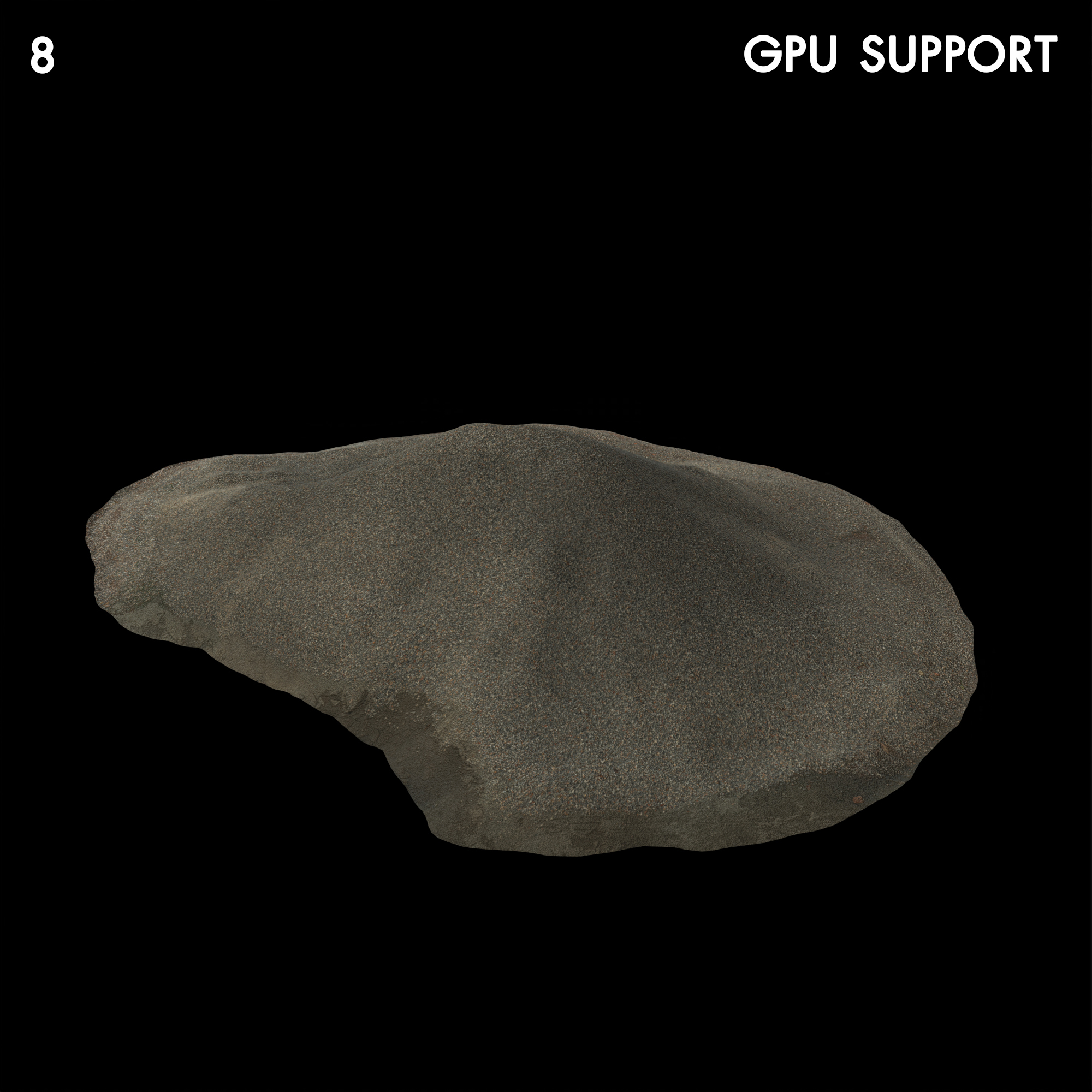 Construction Gravel Pile Proxy Model for SketchUp