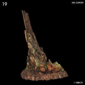 Wooden Stump Proxy Model